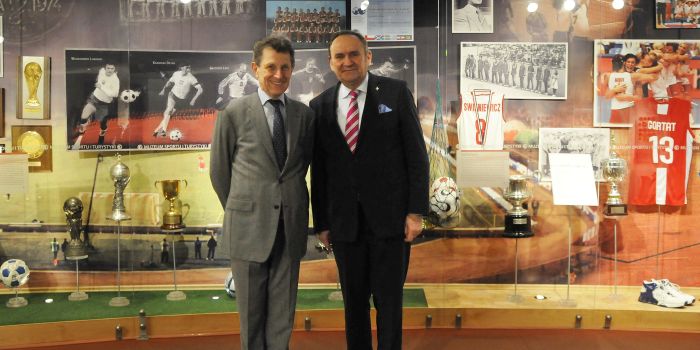 Ambasador Francji w Muzeum Sportu i Turystyk