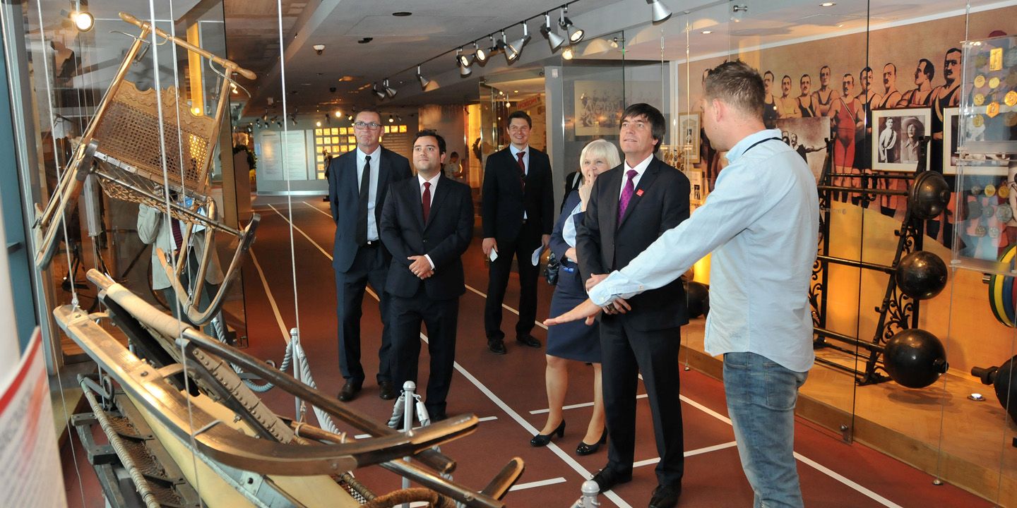 Minister sportu Republiki Chile w Muzeum