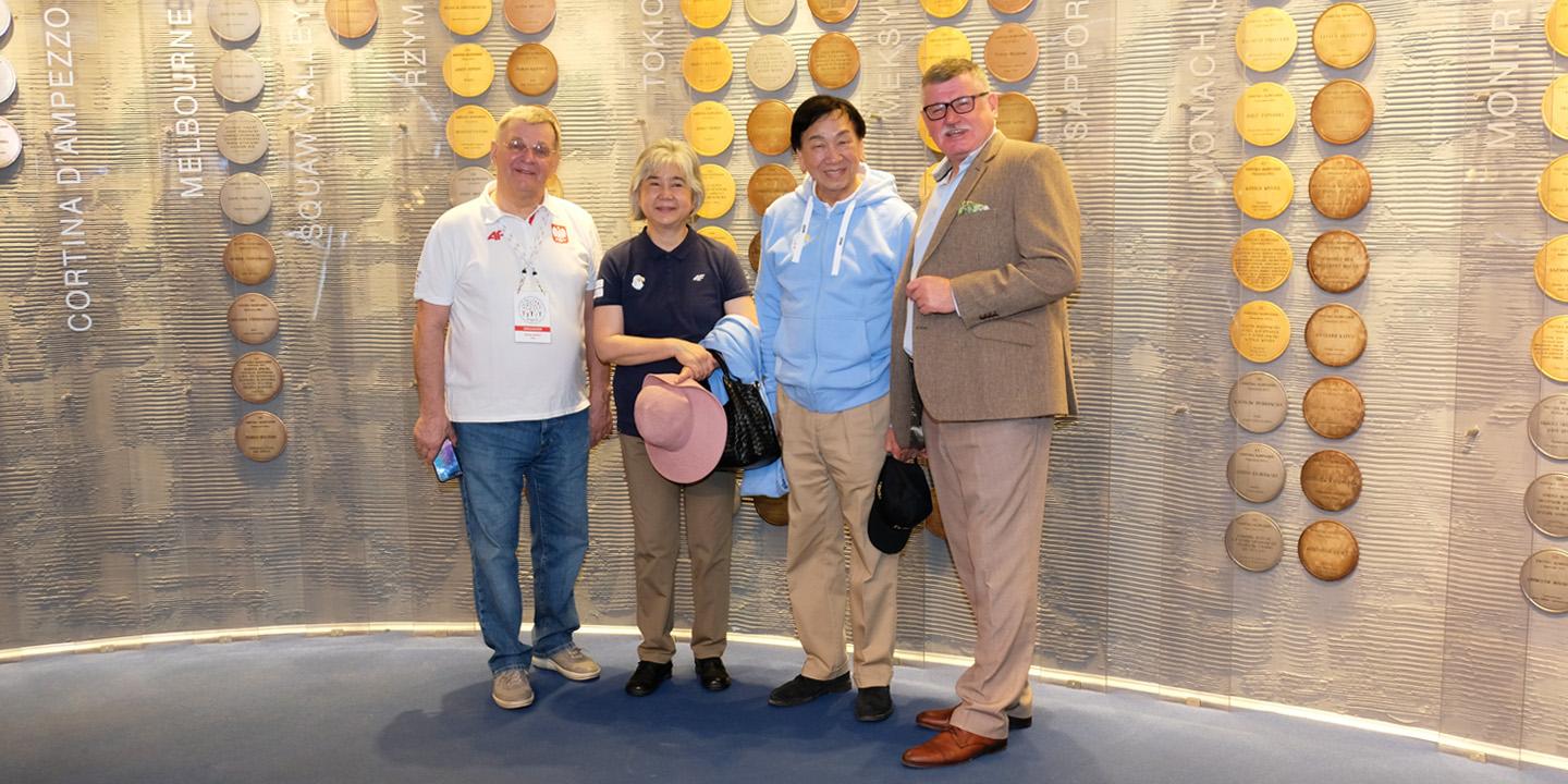 Ching-Kuo WU w Muzeum Sportu i Turystyki