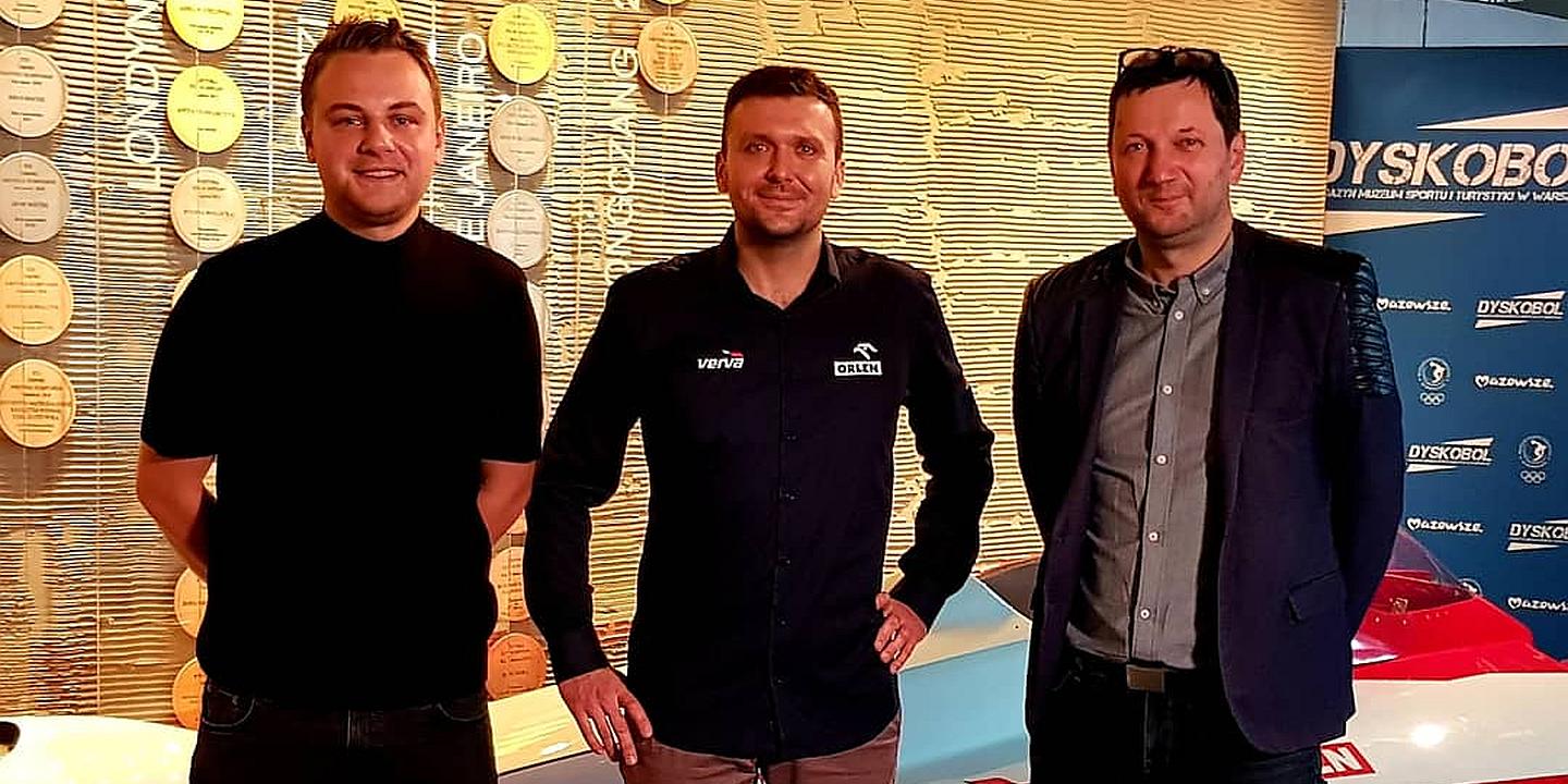 Od lewej: Piotr Walewski, Bartek Marszalek, Sławomir Majcher