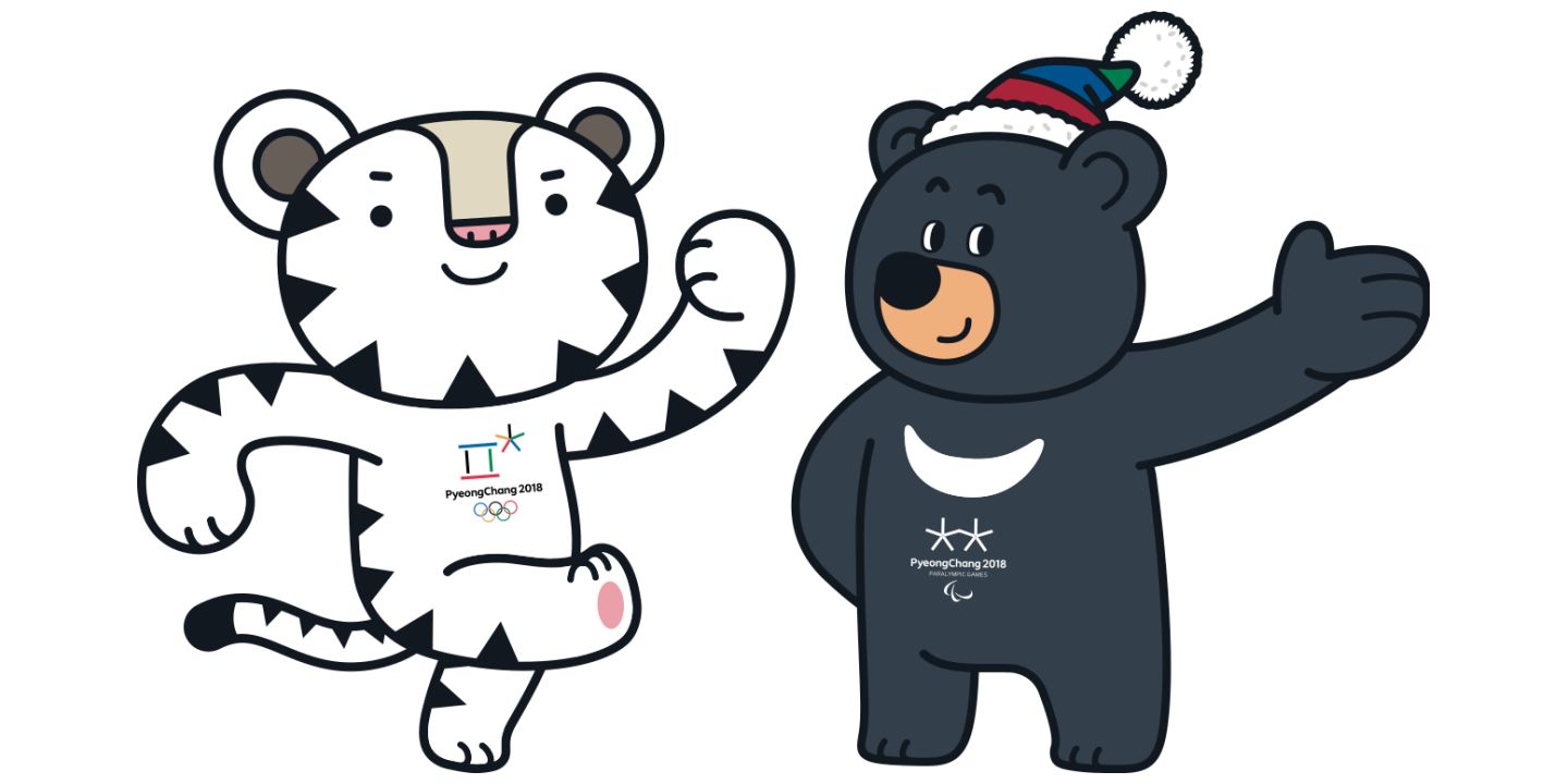 Soohorang i Bandabi - maskotki Zimowych Igrzysk Olimpijskich Pjongczang 2018